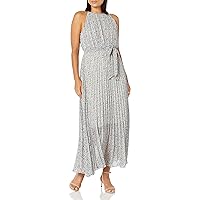 Buffalo David Bitton Women's Twirl Away Pleated Tie Waist Dress