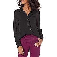 GAP Women's Long Sleeve Button-Down Blouse Easy Shirt