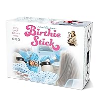 Prank-O Birthie Stick Gag Gift Boxes for Presents, Box, Wrap Your Real Present in a Convincing and Funny Fake Gift Box, Practical Joke for Birthday Presents, Empty Box