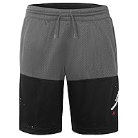 Nike Jordan Boys Jumpman Athletic Mesh Shorts (XL) Dark Gray