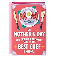 Hallmark Mother's Day Card from Kids (Breakfast Menu Door Hanger)