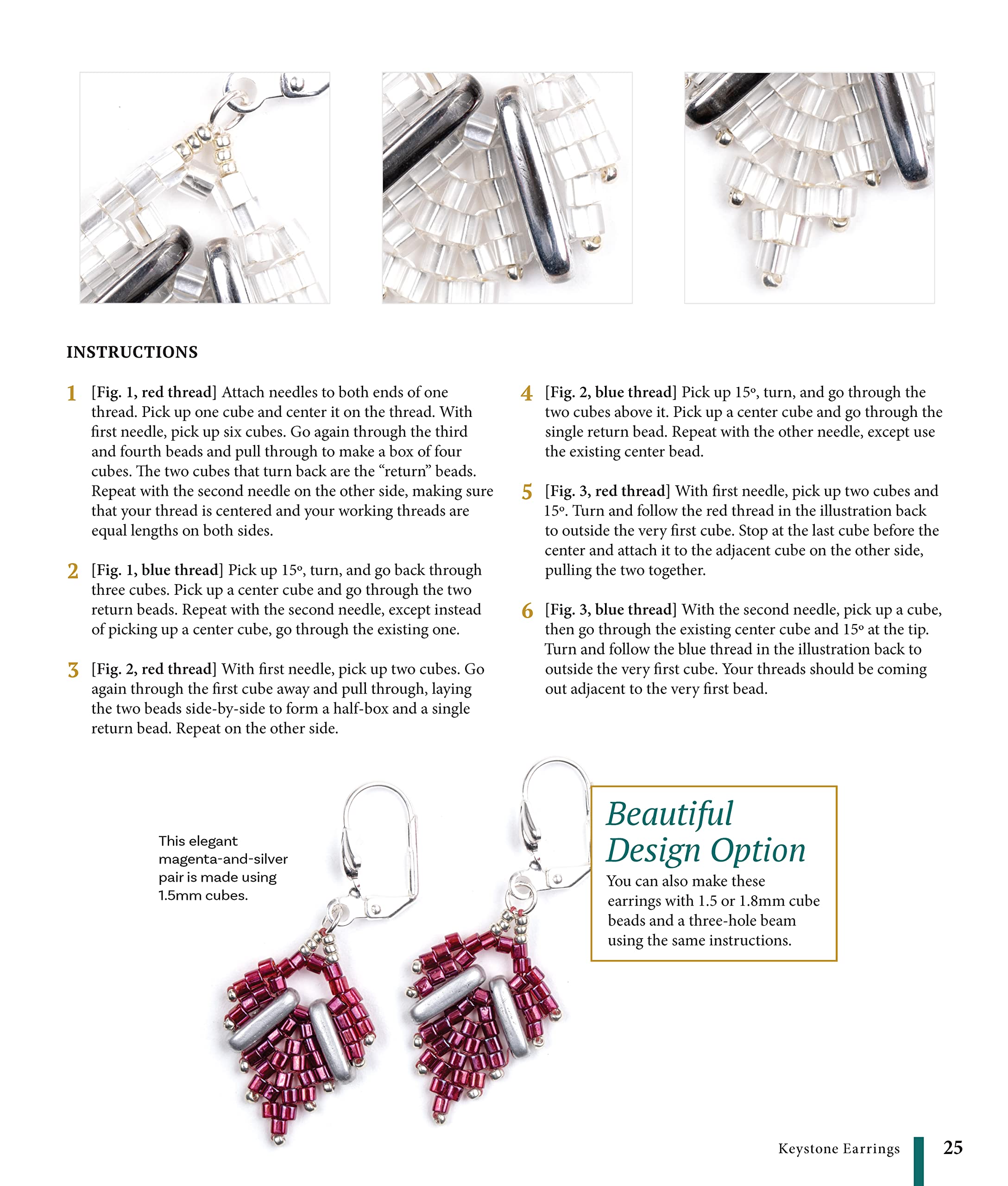 Best of Two-Hole Bead Stitching: Making Beautiful Earrings, Bracelets, and Necklaces for a Timeless Jewelry Wardrobe (Fox Chapel Publishing) 38 Step-by-Step Projects for Beaded Jewelry-Making