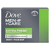 DOVE MEN + CARE Body and Face Bar Extra Fresh 3.17 oz, 48 Pieces