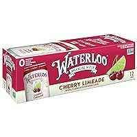 Cherry Limeade Naturally Flavored, 12 Fl Oz Cans, Pack of 12 | Zero Calories | Zero Sugar or Artificial Sweeteners | Zero Sodium