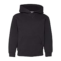 Russell Athletic Youth Dri Power Hooded Pullover Sweatshirt, Black ,XL