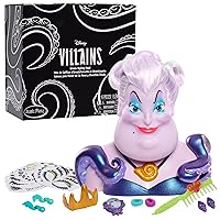Disney Villains Fierce 'N Fun Ursula 10-inch Styling Head, 16-Pieces, Pretend Play, Officially Licensed Kids Toys for Ages 3 Up, Amazon Exclusive