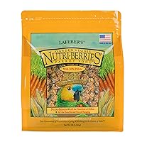LAFEBER'S Garden Veggie Nutri-Berries Pet Bird Food, Made with Non-GMO and Human-Grade Ingredients, for Parrots, 3 lb