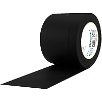 ProTapes Cable Path Cured Rubber Resin Zone Coated Gaffers Tape, 12.5 mil Thick, 30 yds Length, 4