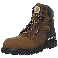 Carhartt Men's Cmw6220 6-inch Leather Waterproof Breathable Safety Toe Work Boot