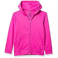 IZOD Boys' Sensory-Friendly Full-Zip Hoodie Sweatshirt, Soft Fabric with Pockets & Ribbed Cuffs, Tagless