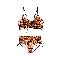 Girls' Willow V-Neck Bikini Beach Sport 2-Piece Swimsuits