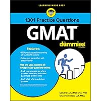 GMAT: 1,001 Practice Questions for Dummies GMAT: 1,001 Practice Questions for Dummies Paperback Kindle