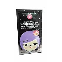 10 sheets of Cathy Doll Super Girl Charcoal Nose Cleansing Strip. Oil control. (1 strip/ 1 sheet)