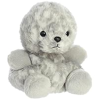 Aurora® Adorable Palm Pals™ Marina Harbor Seal™ Stuffed Animal - Pocket-Sized Play - Collectable Fun - Grey 5 Inches