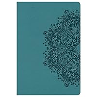 HCSB Compact Ultrathin Bible, Teal LeatherTouch HCSB Compact Ultrathin Bible, Teal LeatherTouch Imitation Leather