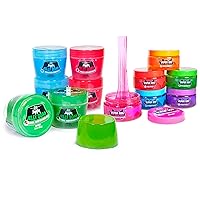 Tub Works® Super Goo Bath Slime™ & Jiggly Jelly Kids Soap Bath Toy Set | Squishy, Fun Sensory Bath Toys for Toddlers & Kids
