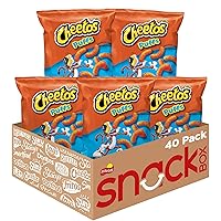 Cheese Flavored Snacks, Puffs, 0.875 Ounce (Pack of 40)