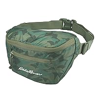 Eddie Bauer Stowaway Packable Waistpack-Made from Ripstop Polyester with 2 Secure Zip Pockets