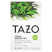 Tea Bag For a Warm Beverage China Green Tips Renew with fresh-tasting, spring-harvested green teas from China 20 ct