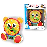 Telly Jr. Teaching Time Clock - Primary Color - Telling Time Teaching Clock - Toddler Toys & Gifts for Boys & Girls Ages 3 Years and Up - Award Winning Toys