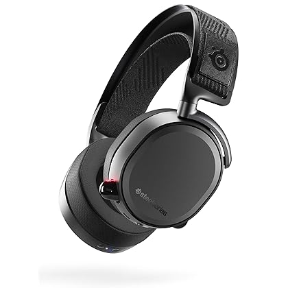 SteelSeries Arctis Pro Wireless Gaming Headset - Lossless High Fidelity Wireless + Bluetooth for PS5/PS4 and PC - Black