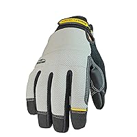 Youngstown Glove Cut Resistant General Utility Synthetic Work Gloves For Men - Kevlar Lined - Gray