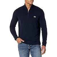 Lacoste Men's Quarter Zip High Neck Sweater