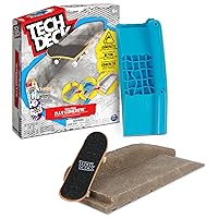 TECH DECK DIY Concrete Reusable Modeling Playset with Exclusive Enjoi Fingerboard, Rail, Molds, Skatepark Kit, Kids Toy for Boys and Girls Ages 6 and up