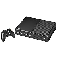 LidStyles Vinyl Protection Skin Kit Decal Sticker Compatible with Microsoft Xbox One Original Console (Black Carbon Fiber)