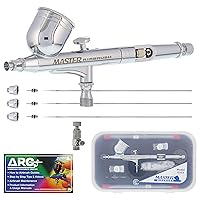 Cordless Airbrush Kit with Compressor,Upgraded 30PSI Portable Mini Airbrush  Gun Set, Handheld Chargeble Dual Action air Brushes for Painting, Makeup