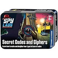 Thames & Kosmos Spy Labs Inc: Secret Codes and Ciphers Learn How to Make & Exchange Coded Messages! | Essential Tools & Tricks of The Trade from The Detective Gear Experts for Young Investigators
