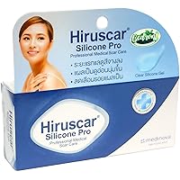 1 Pc. (4 Grams) of Hiruscar Silicone Pro Gel for Professional Medical Scar Care for Wounds, Scars and Keloids. Made in Thailand.