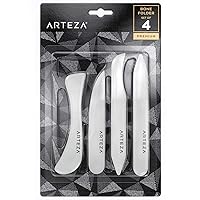 Arteza Bone Folders, Set of 4, Scoring Tools for Origami Paper Crafts, Art Supplies for Book Binding, Card Making, and Paper Folding