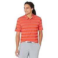 adidas Golf Men's Two Color Stripe Polo Shirt