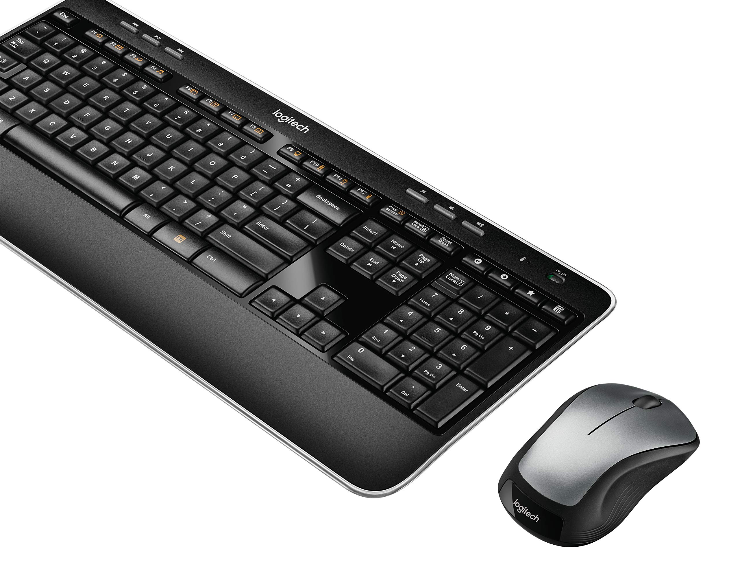 Logitech MK520 Wireless Keyboard and Mouse Combo — Keyboard and Mouse, Long Battery Life, Secure 2.4GHz Connectivity