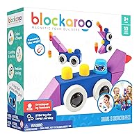 Magnetic Foam Blocks – STEM Preschool Toys for Children, Toddlers, Boys and Girls, The Ultimate Bath Toy – Roadster Set, Bath Building Blocks, Engineering Toys for Kids 3-6