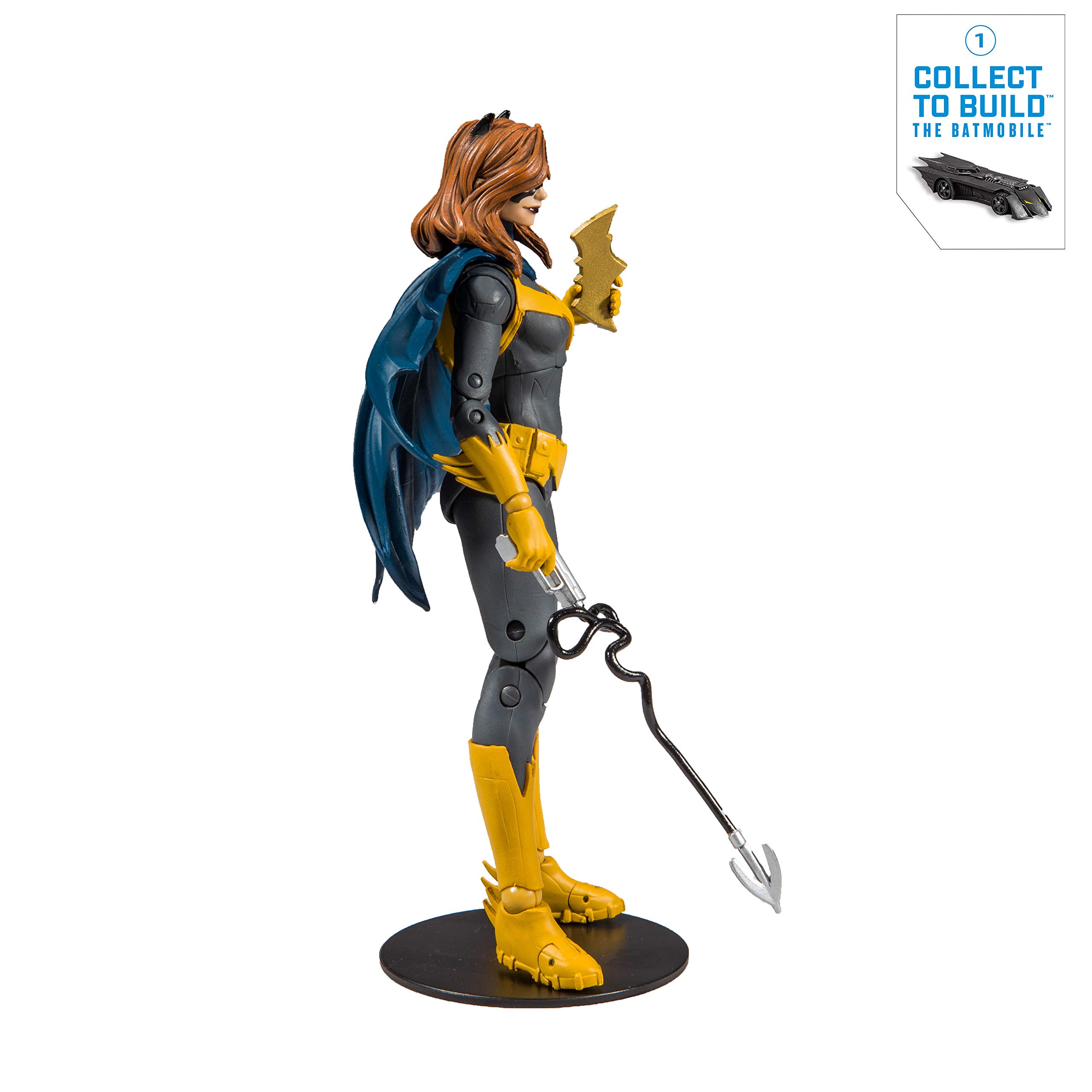 McFarlane Toys - DC Multiverse - Batgirl: Art of The Crime Action Figure with Build-A Rebirth Batmobile (Piece 1)