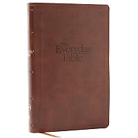 NKJV, The Everyday Bible, Brown Leathersoft, Red Letter, Comfort Print: 365 Daily Readings Through the Whole Bible NKJV, The Everyday Bible, Brown Leathersoft, Red Letter, Comfort Print: 365 Daily Readings Through the Whole Bible Imitation Leather Paperback Hardcover