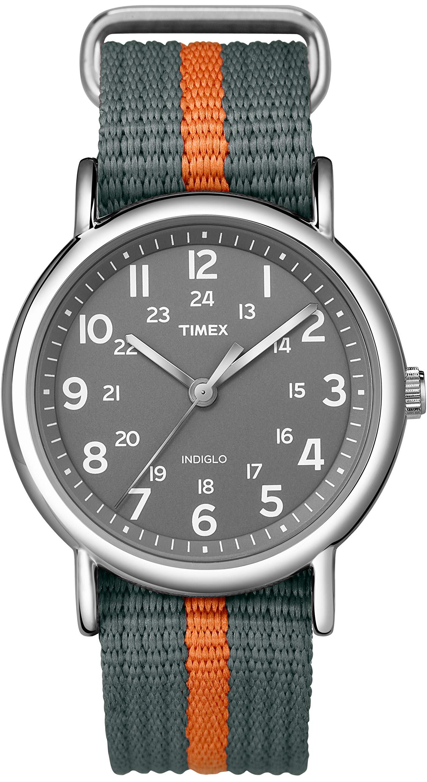 Mua Timex Weekender Slip-Thru Watch - Gray/Orange Stripe trên Amazon Mỹ  chính hãng 2023 | Fado