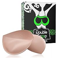 Double Scoop® Push Up Inserts w/Bonus Tape Sticky Strips, Instant Breast Implants, Replacement Bra Pads, Add A Cup A/B,C,D