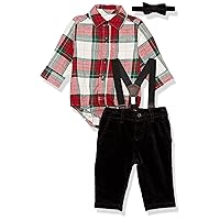 Gymboree baby-boys And Newborn 3 Piece Special Occasion Outfit, Top and Pant SetPants