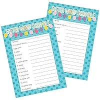 DISTINCTIVS Easter Themed Word Scramble Classroom Party Game - 25 Player Cards