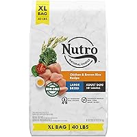 NUTRO NATURAL CHOICE Large Breed Adult Dry Dog Food, Chicken & Brown Rice Recipe, 40 lb. Bag