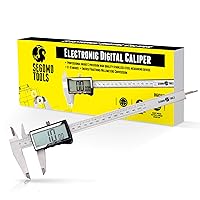 Segomo Tools 8 Inch Electronic Digital Calipers: Inch, Fractions, Millimeter Conversion | Digital Caliper Measuring Tool | Calipers Measuring tool | Electronic Caliper | Measuring Calipers - DIGICAL8