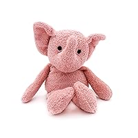Zoo Microwavable Stuffed Animal - Plush Toy and Hot Cold Pack - Tiny The Elephant