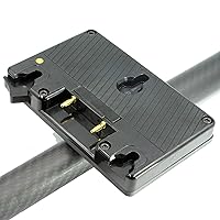 Gold Mount Carbon Fiber Battery Plate for DJI Ronin-M/MX, Freefly Movi Stabilizers