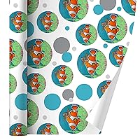 GRAPHICS & MORE Clown Fish in Ocean Reef Coral Anemone Gift Wrap Wrapping Paper Roll