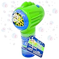 Sunny Days Entertainment Bubble Blower with Refill Solution – Non-Toxic Bubble Gun Toy for Kids – Maxx Bubbles