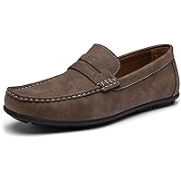 Jousen Men's Loafers Casual Penny Loafers for Men Suede Mens Slip On Driving Shoes