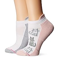 Dr. Motion womens 2pk Compression Low Cut Socks